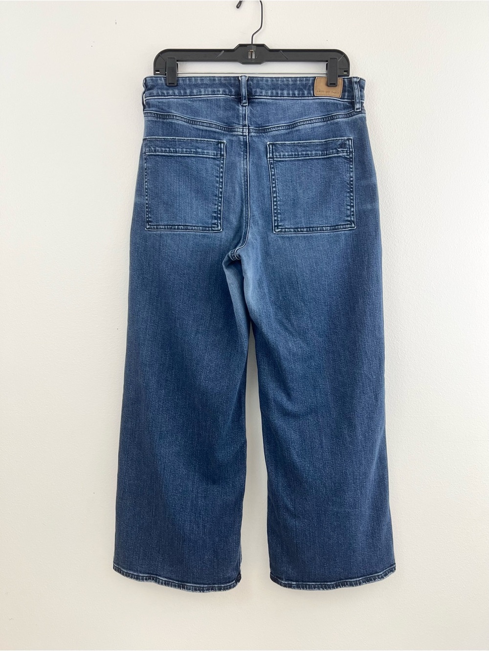 American Eagle Dreamy Drape Wide Leg Jeans High Rise Baggy Utility 10 X-short - Picture 2 of 14